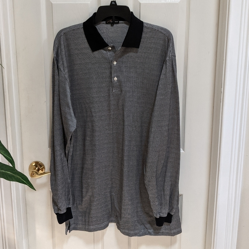 Nick Price Long Sleeve Polo Shirt Size Large